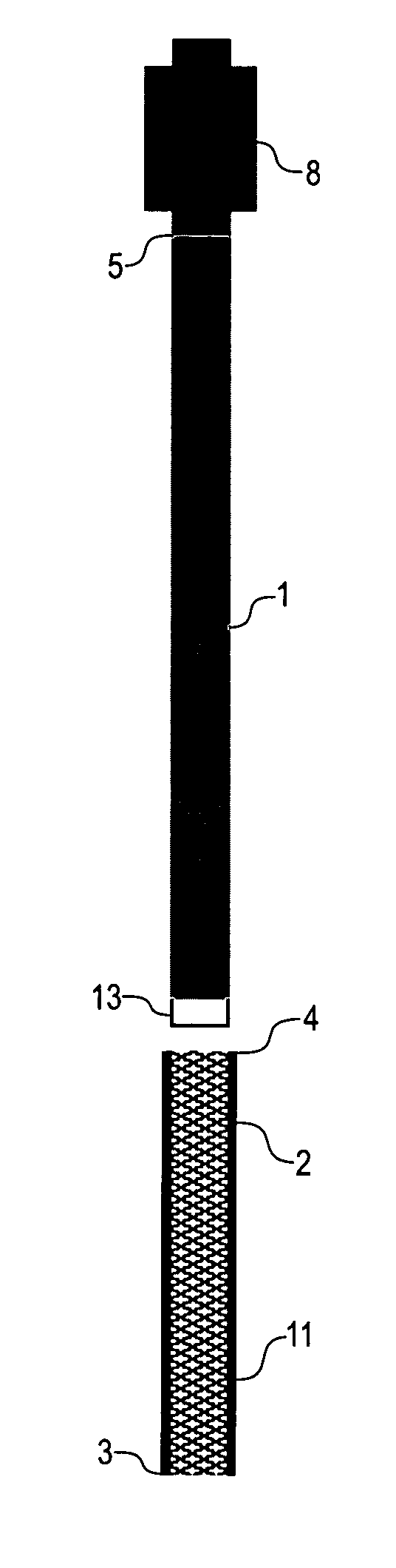 Detachable therapeutic tube