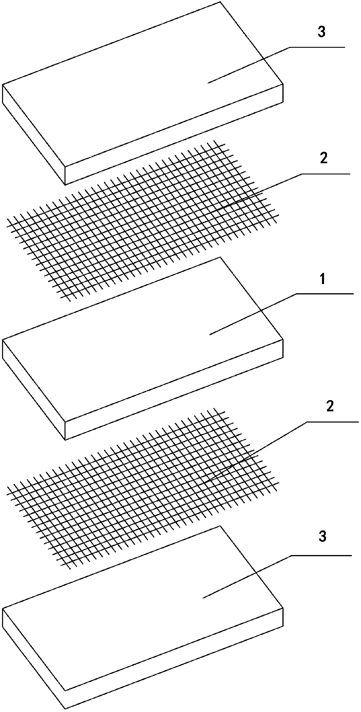 Stone-wood plate and manufacturing process thereof