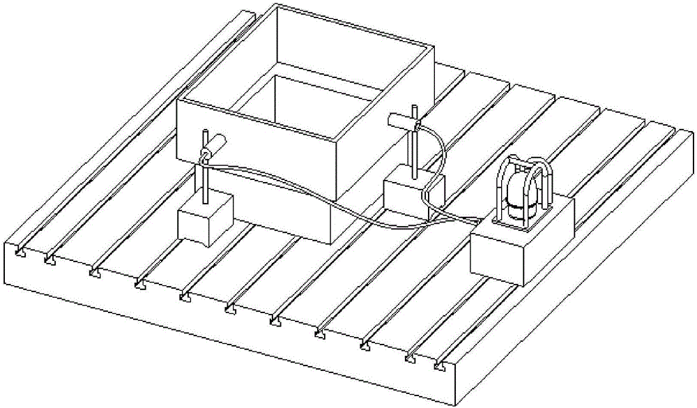 Detecting device and method for machining