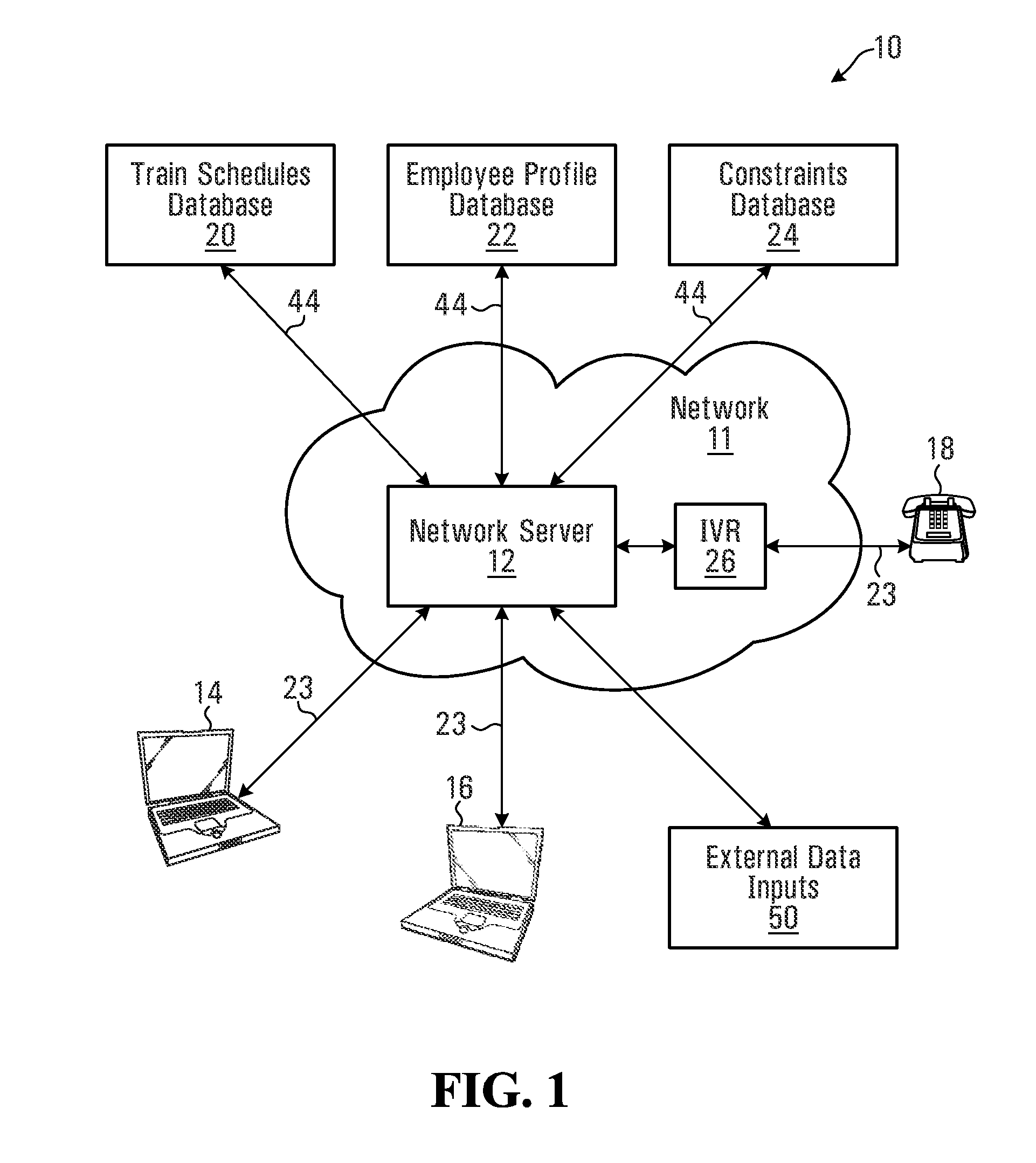 User interface for providing a user with the ability to view job assignment information