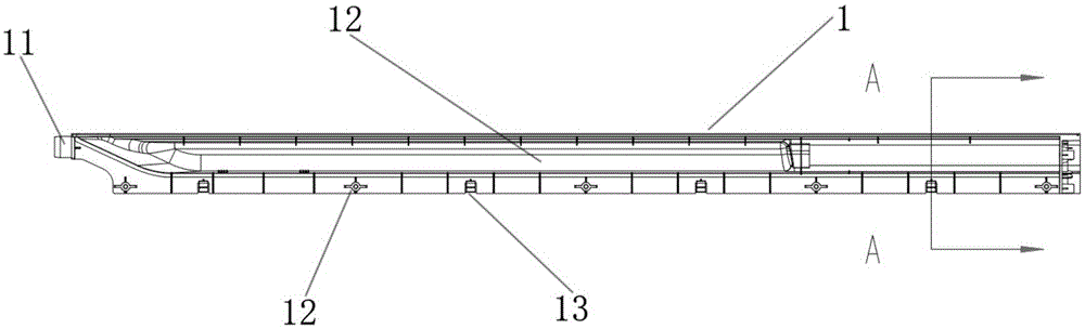 Aluminum alloy and plastic joint handle and French door and refrigerator comprising same