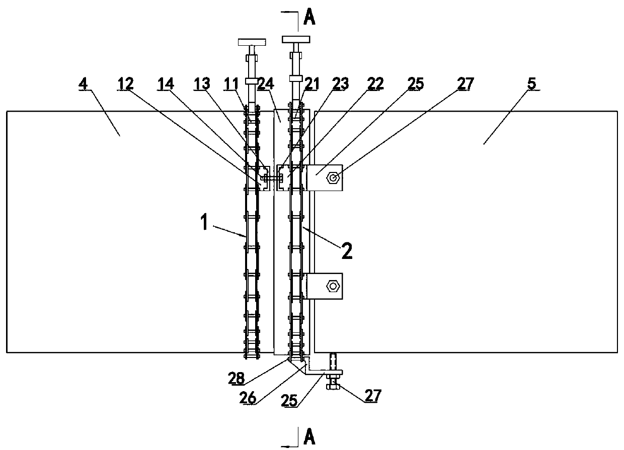 Large-diameter steel pipe butt-joint auxiliary connection tool