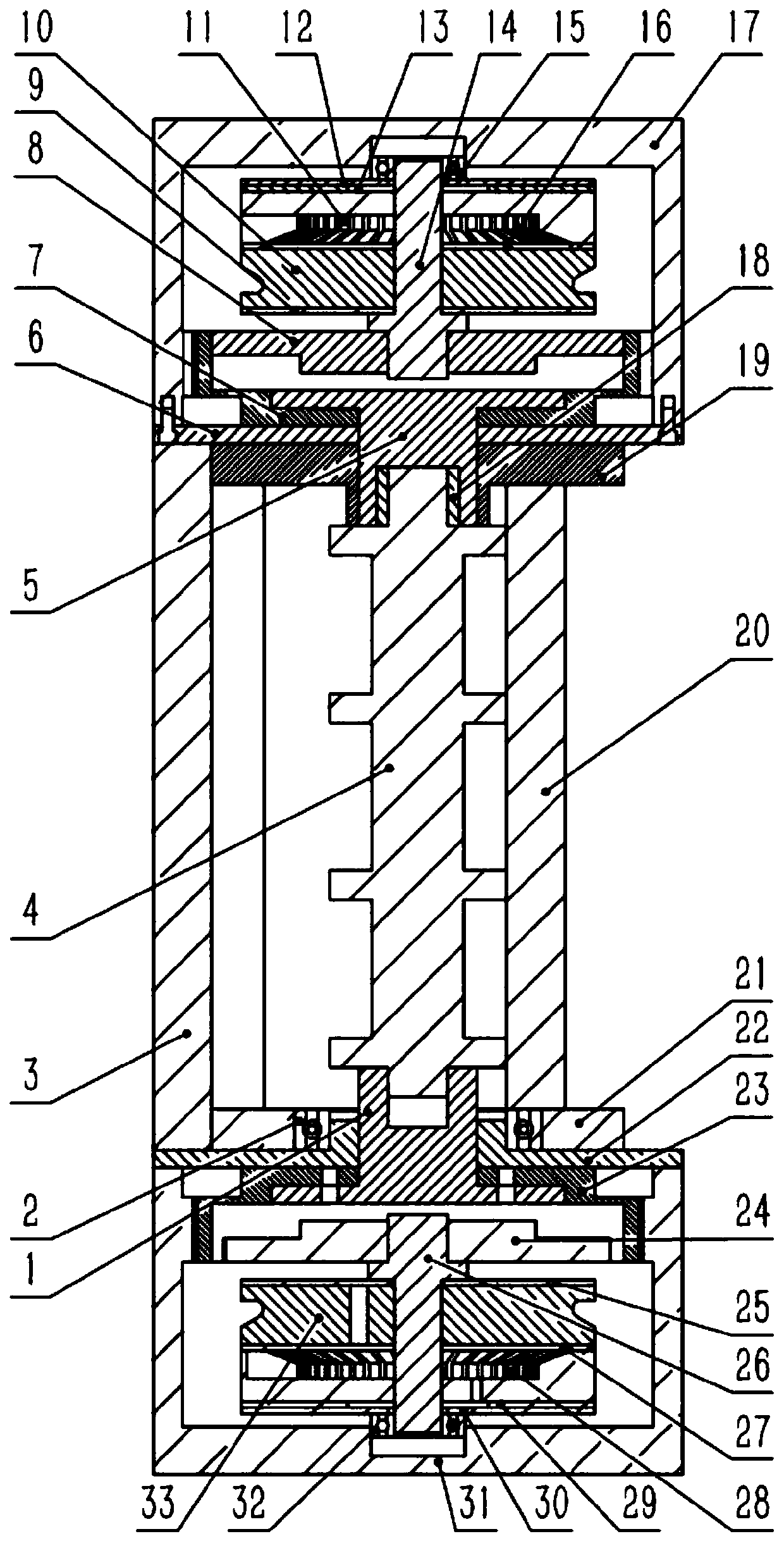 High-balancing-capacity high-precision online dynamic balance terminal suitable for fan rotors