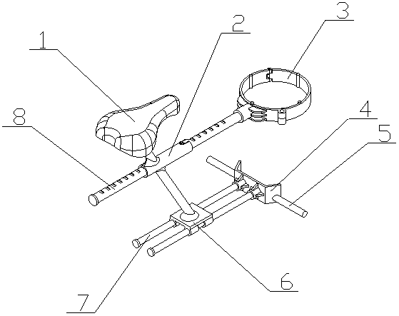 Auxiliary seat for high-altitude operation of signal tower