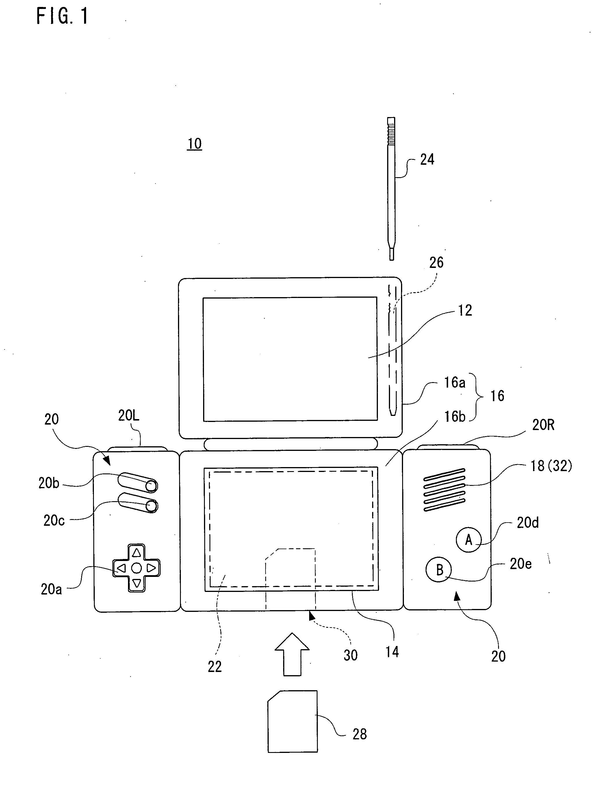 Game apparatus, storage medium storing a game program, and game controlling method