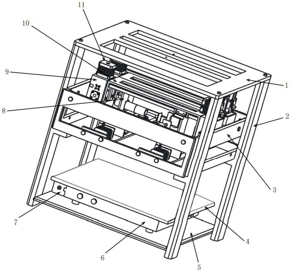 Ultrasonic suspension device applied to three-dimensional (3D) printing field