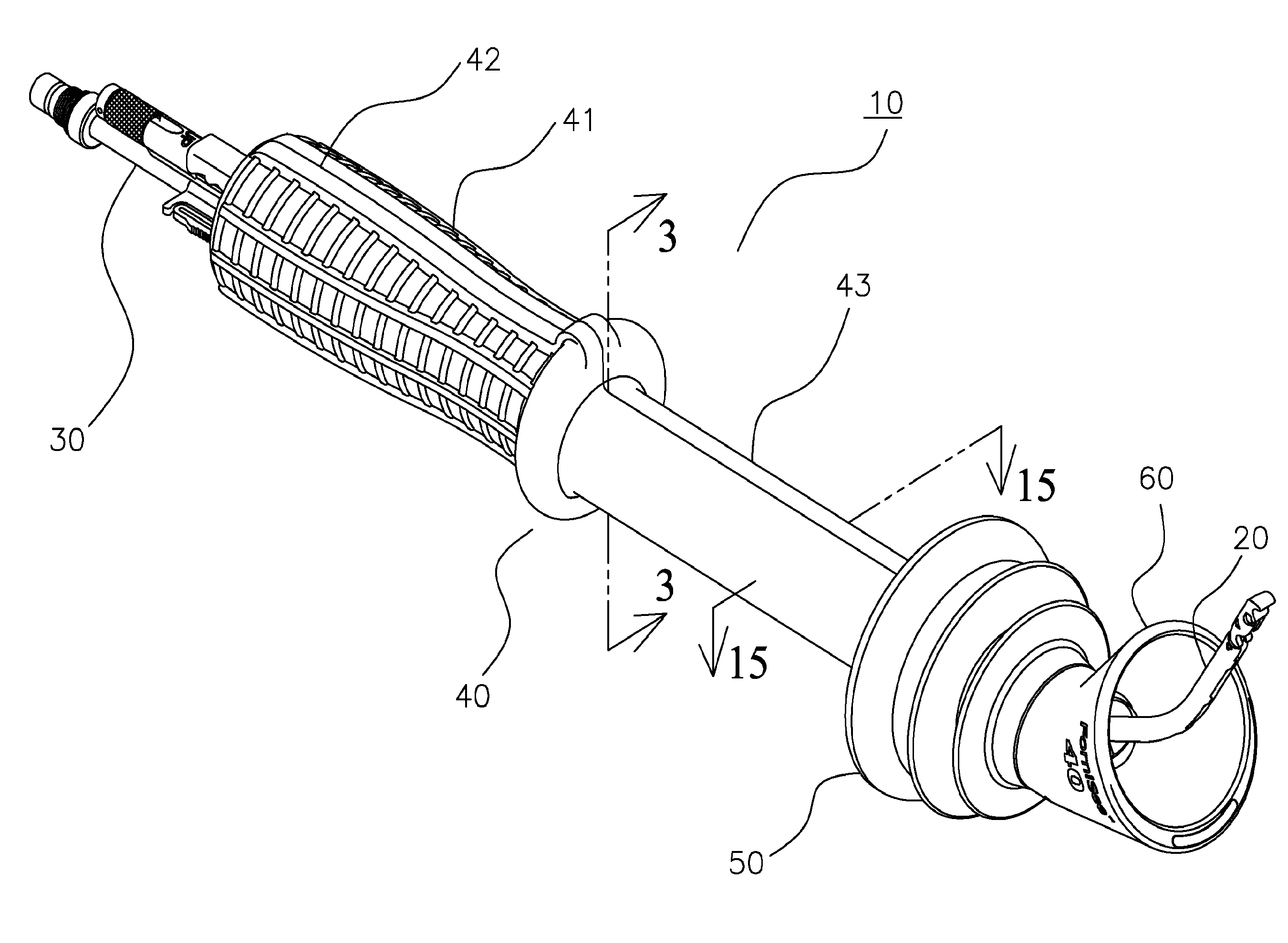 Ergonomic, lighted uterine manipulator with cautery