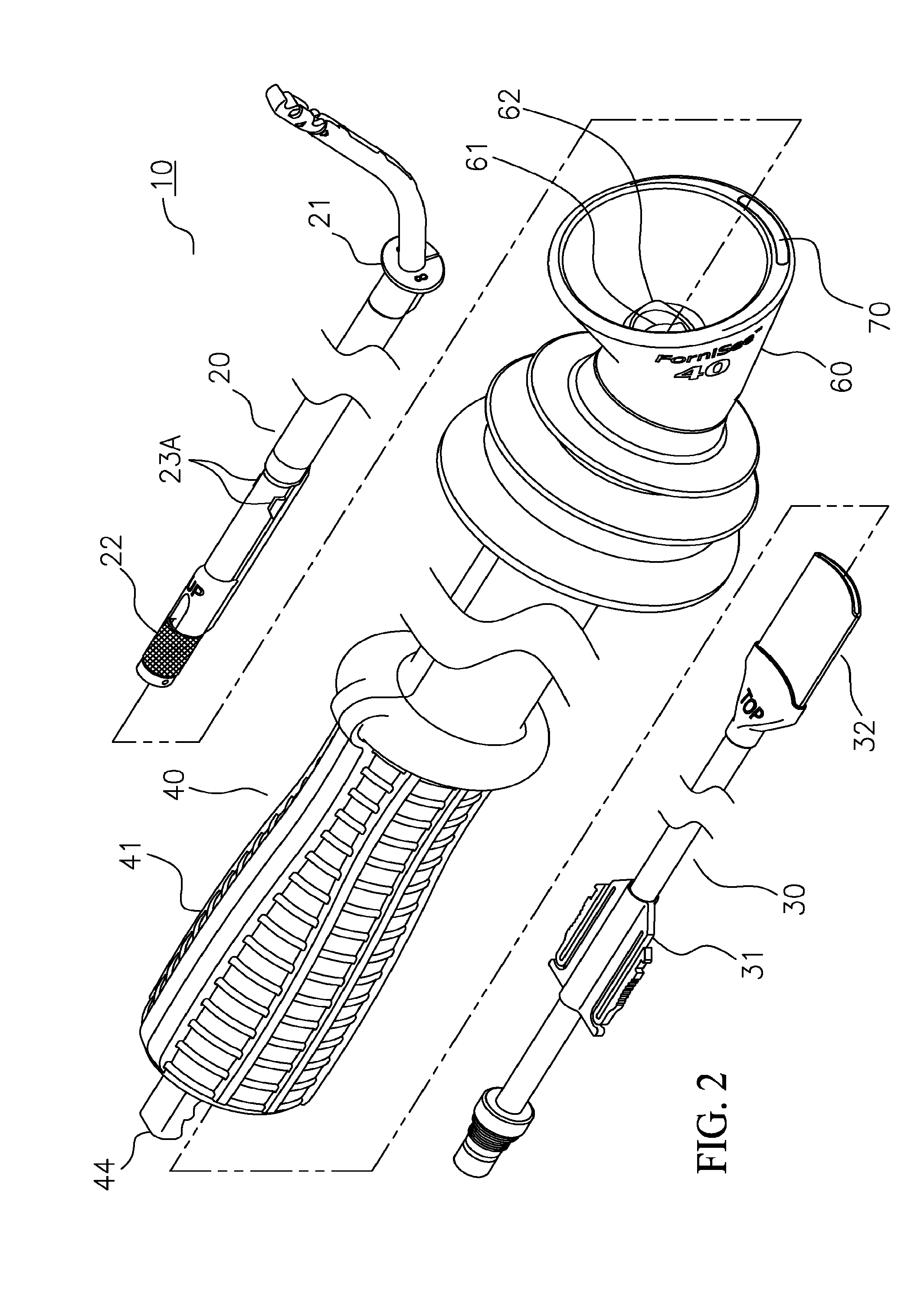 Ergonomic, lighted uterine manipulator with cautery