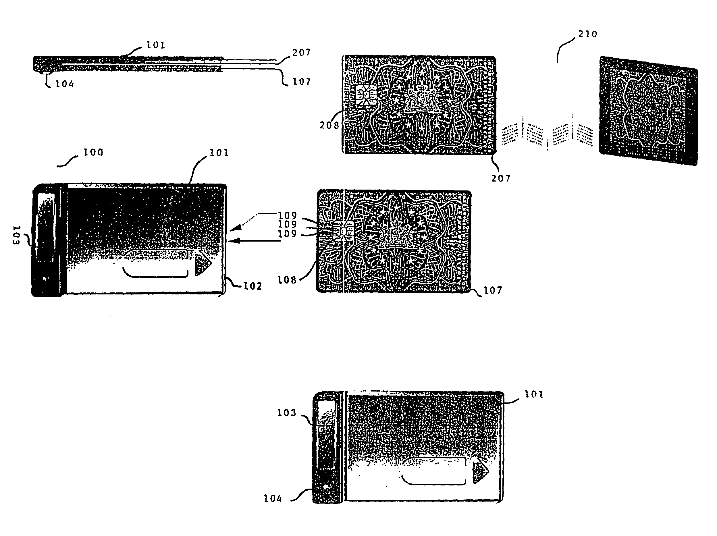 Identity card, information carrier and housing designed for its application