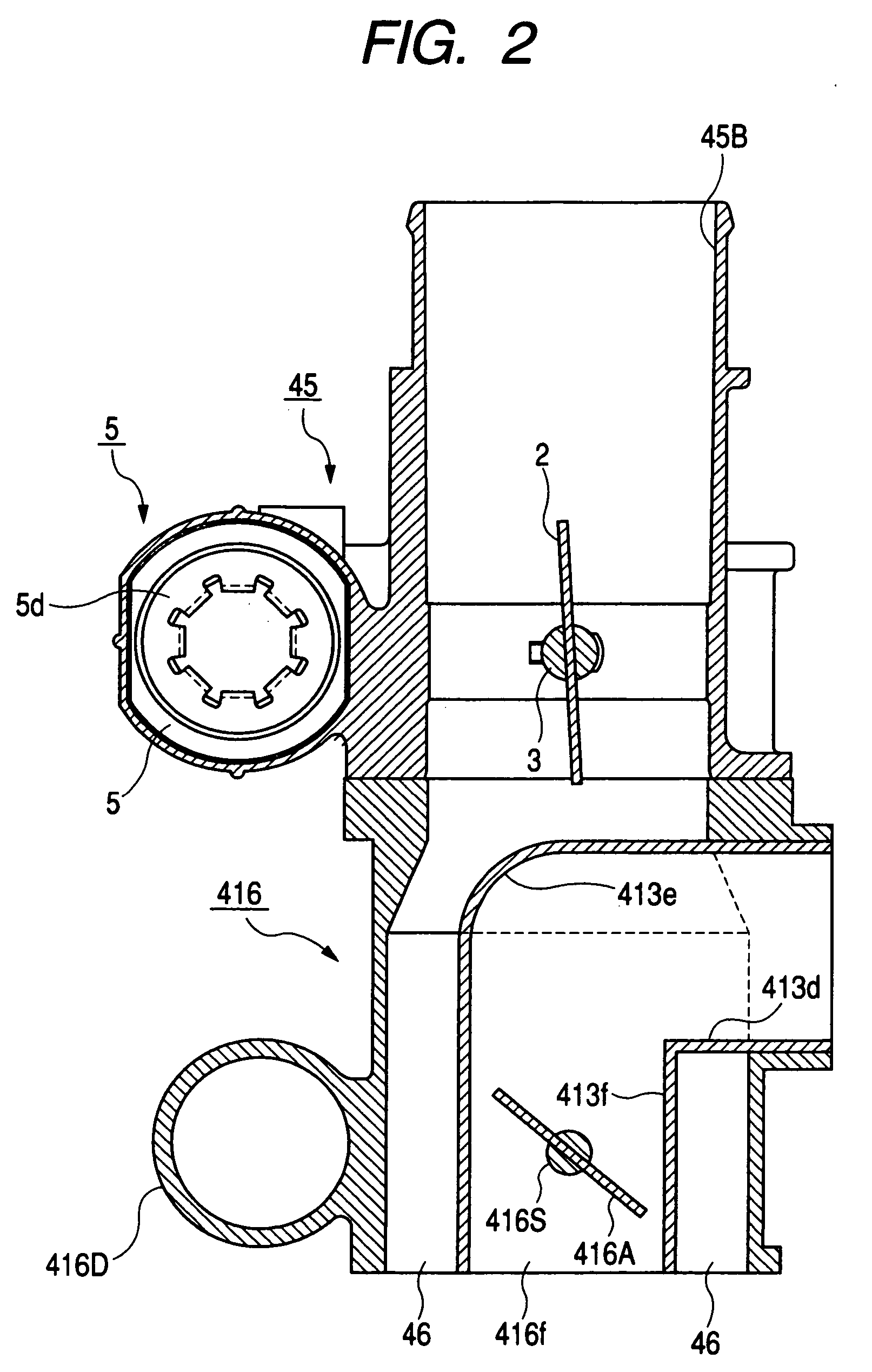 Electronic EGR gas control system