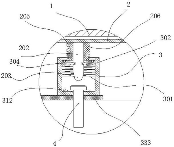 Energy-saving building outdoor floor installation structure and installation method thereof