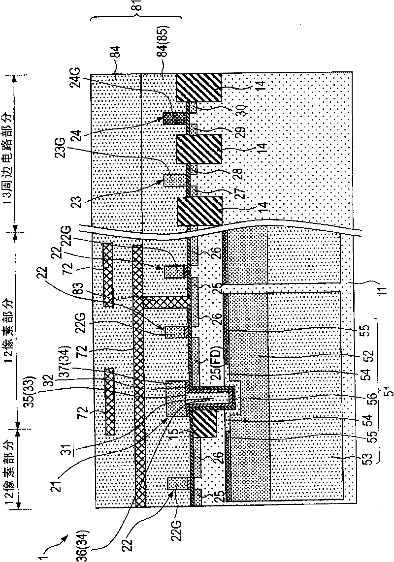 Solid-state imaging device, manufacturing method of the same, and imaging apparatus