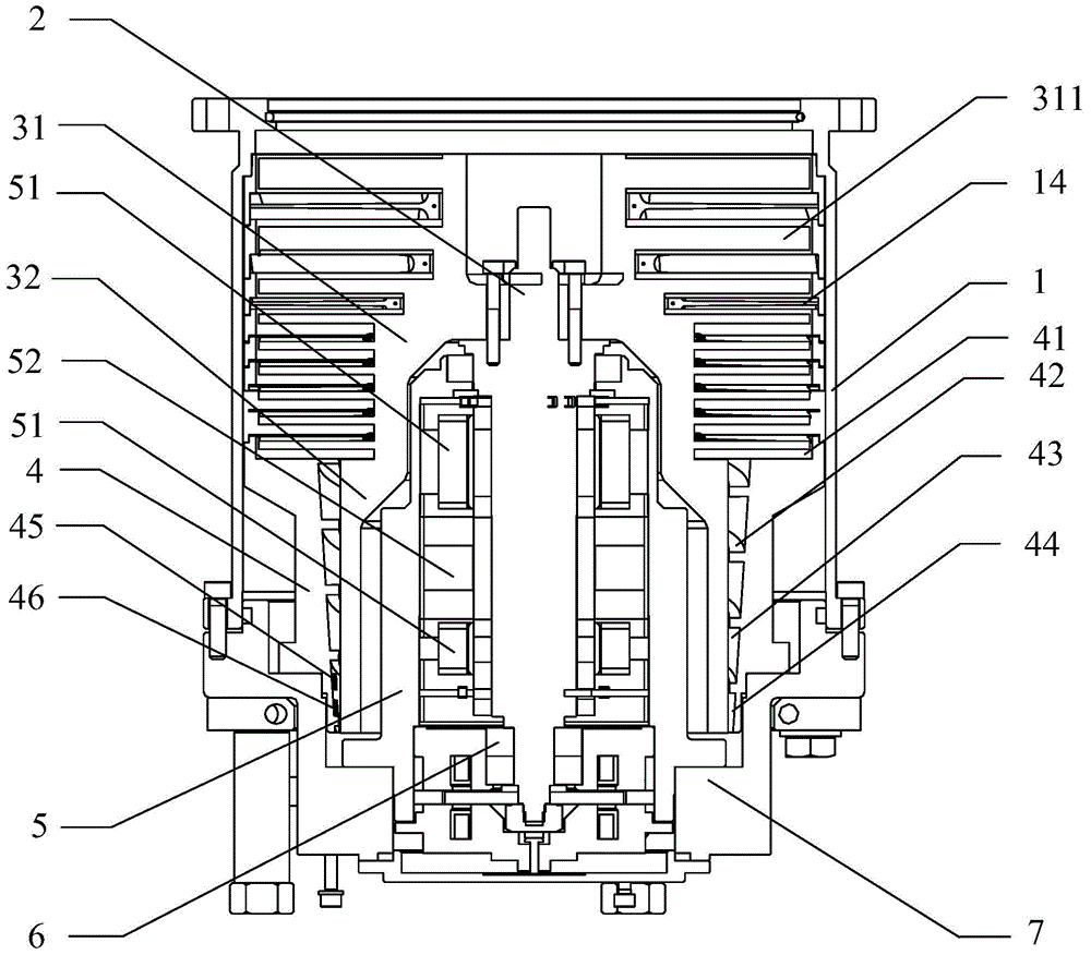 Compound molecular pump