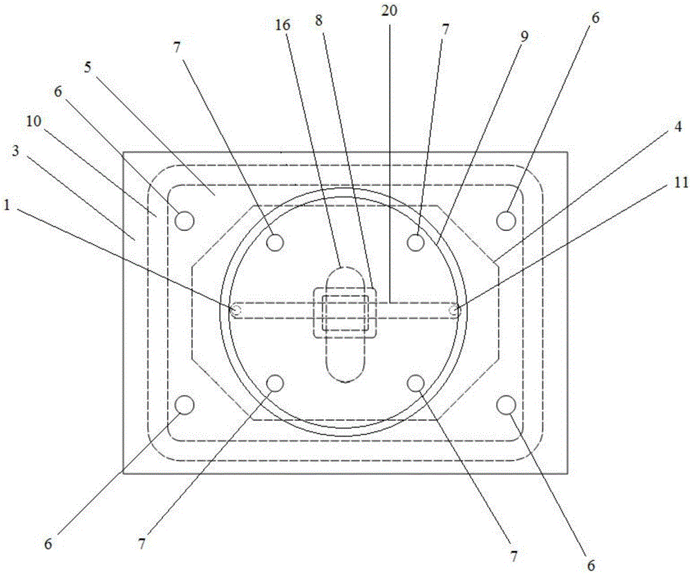 Integrated electrochemical luminescence detecting pond