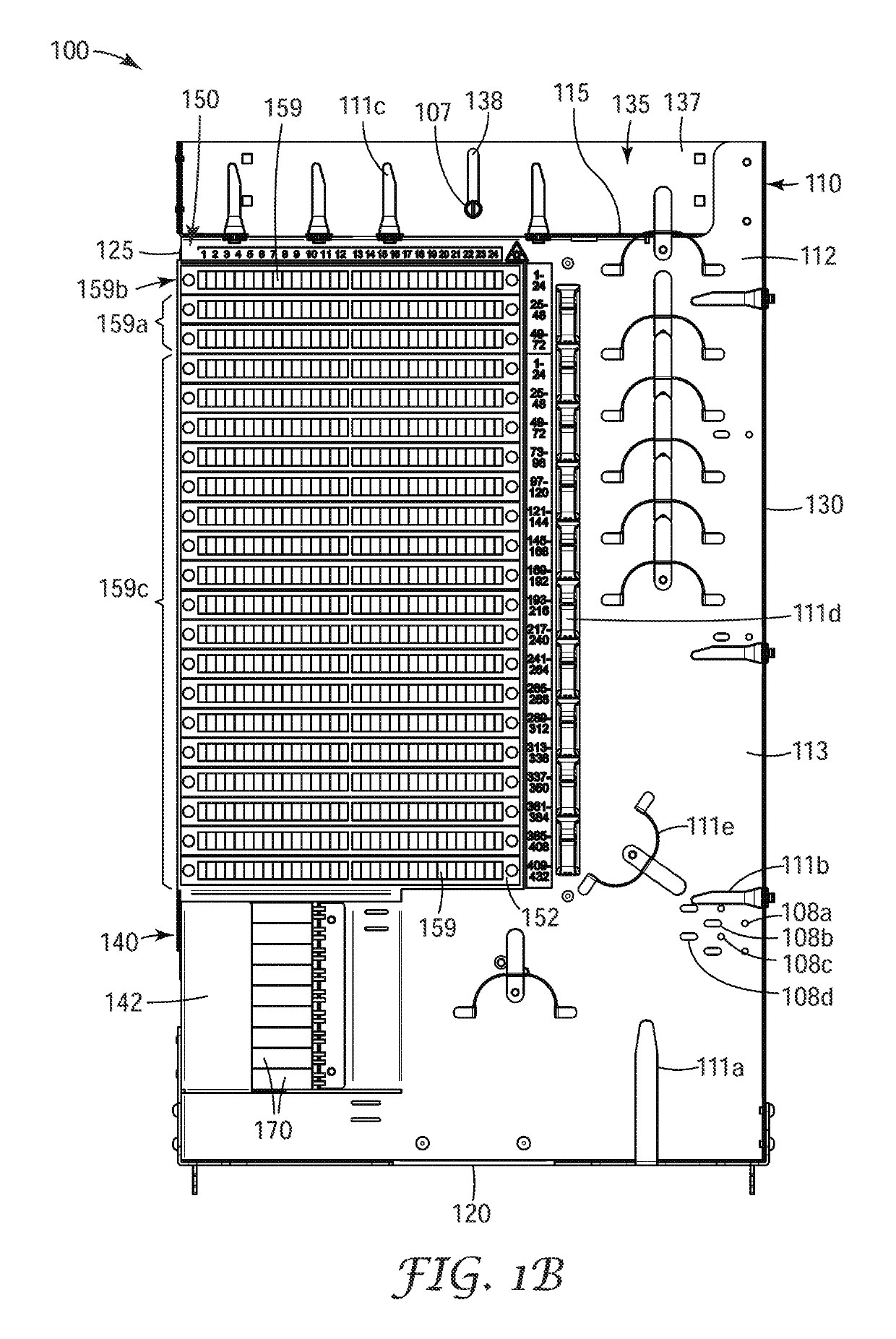 Modular fiber frame