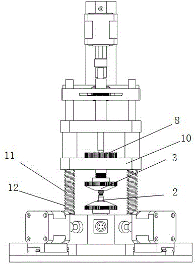 Device for automatically coupling optical communication sub-assemblies and method for eliminating delaying in coupling procedures