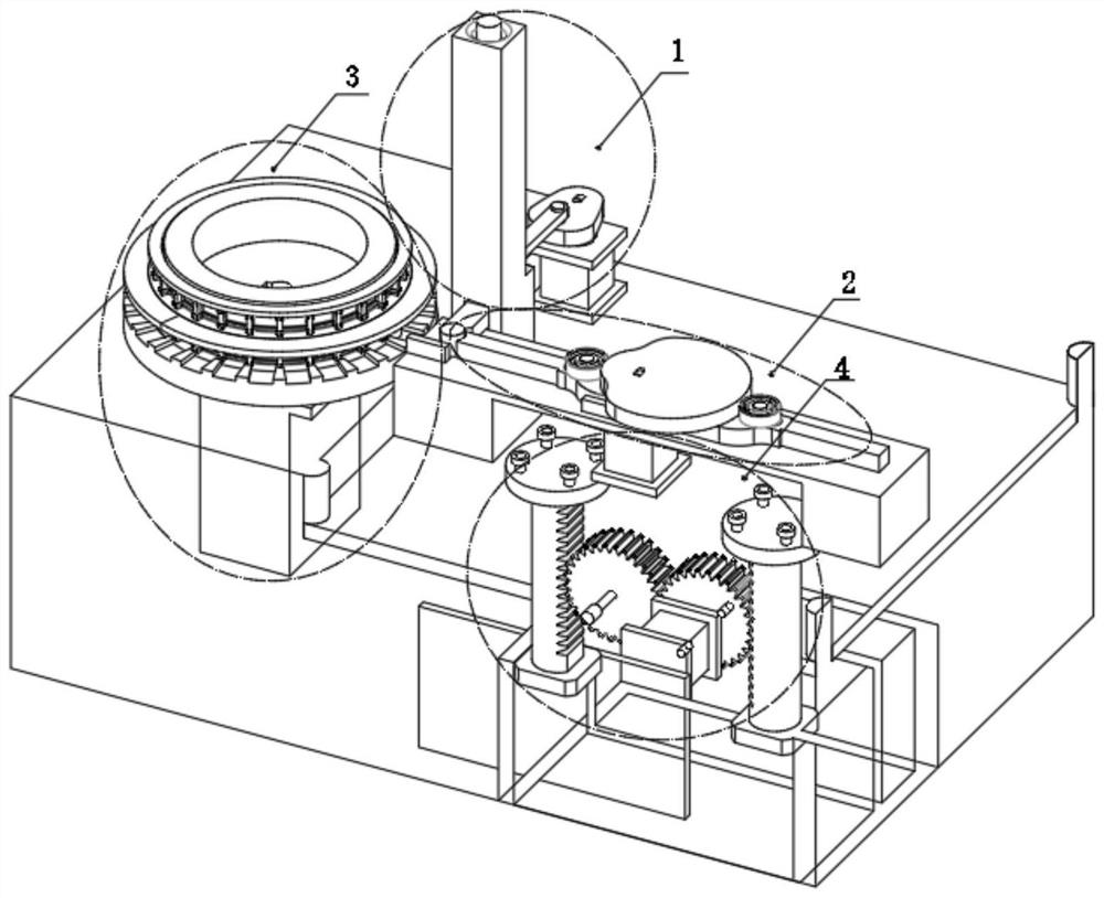 High-precision lossless assembling equipment for double-row cylindrical roller bearing