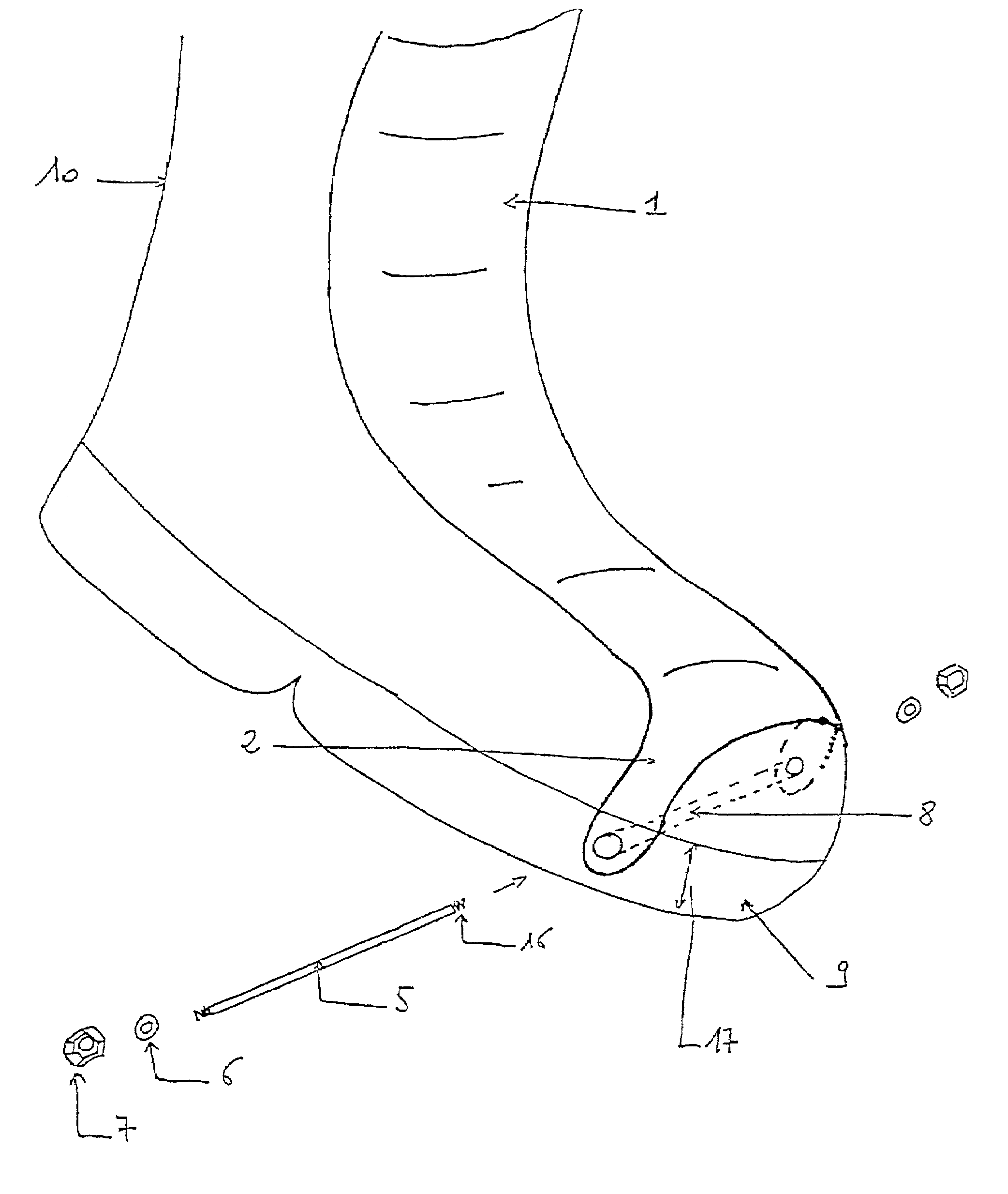 Movable cover for rigidifying and/ or protecting the front face of an article of footwear, such as a snowboard boot