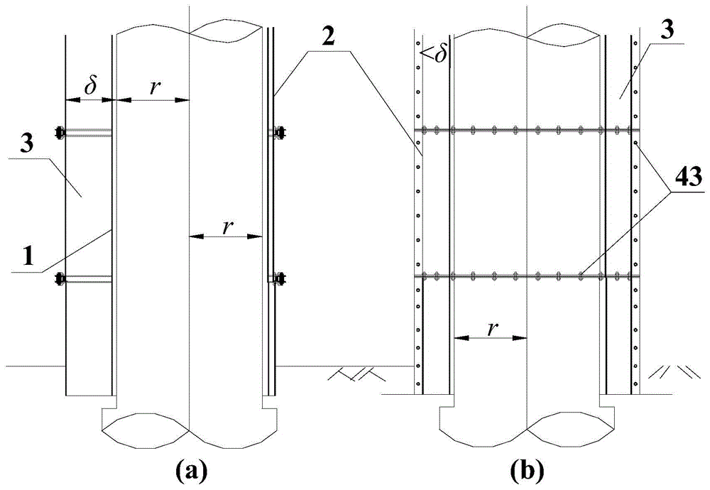 Pier collision avoidance structural body and design method thereof