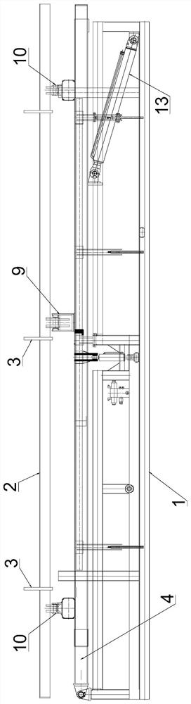 External power pipe rod conveyor