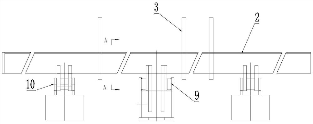 External power pipe rod conveyor