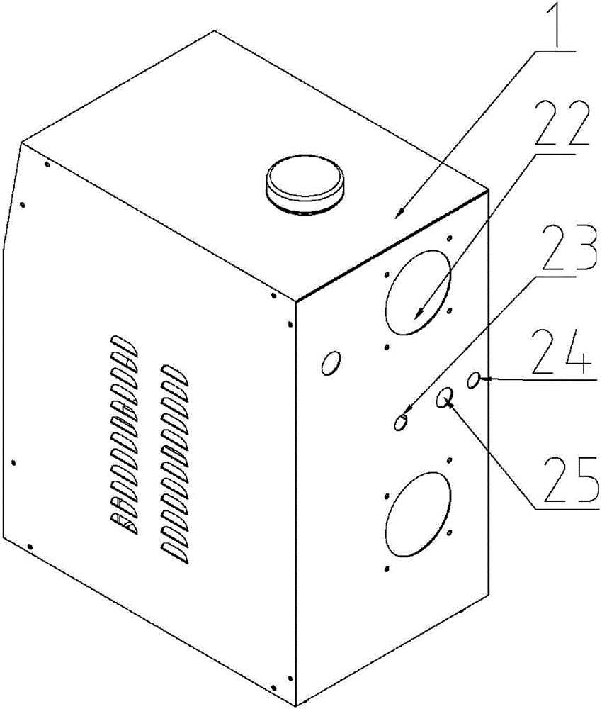 An automatic water supply steam cleaning machine