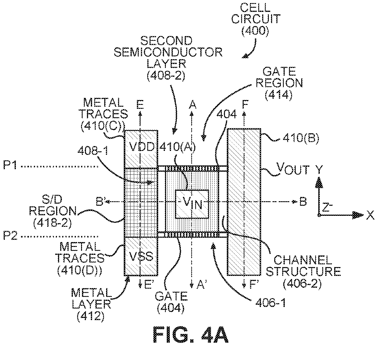 Three-dimensional (3D), vertically-integrated field-effect transistors (FETs) electrically coupled by integrated vertical FET-to-FET interconnects for complementary metal-oxide semiconductor (CMOS) cell circuits