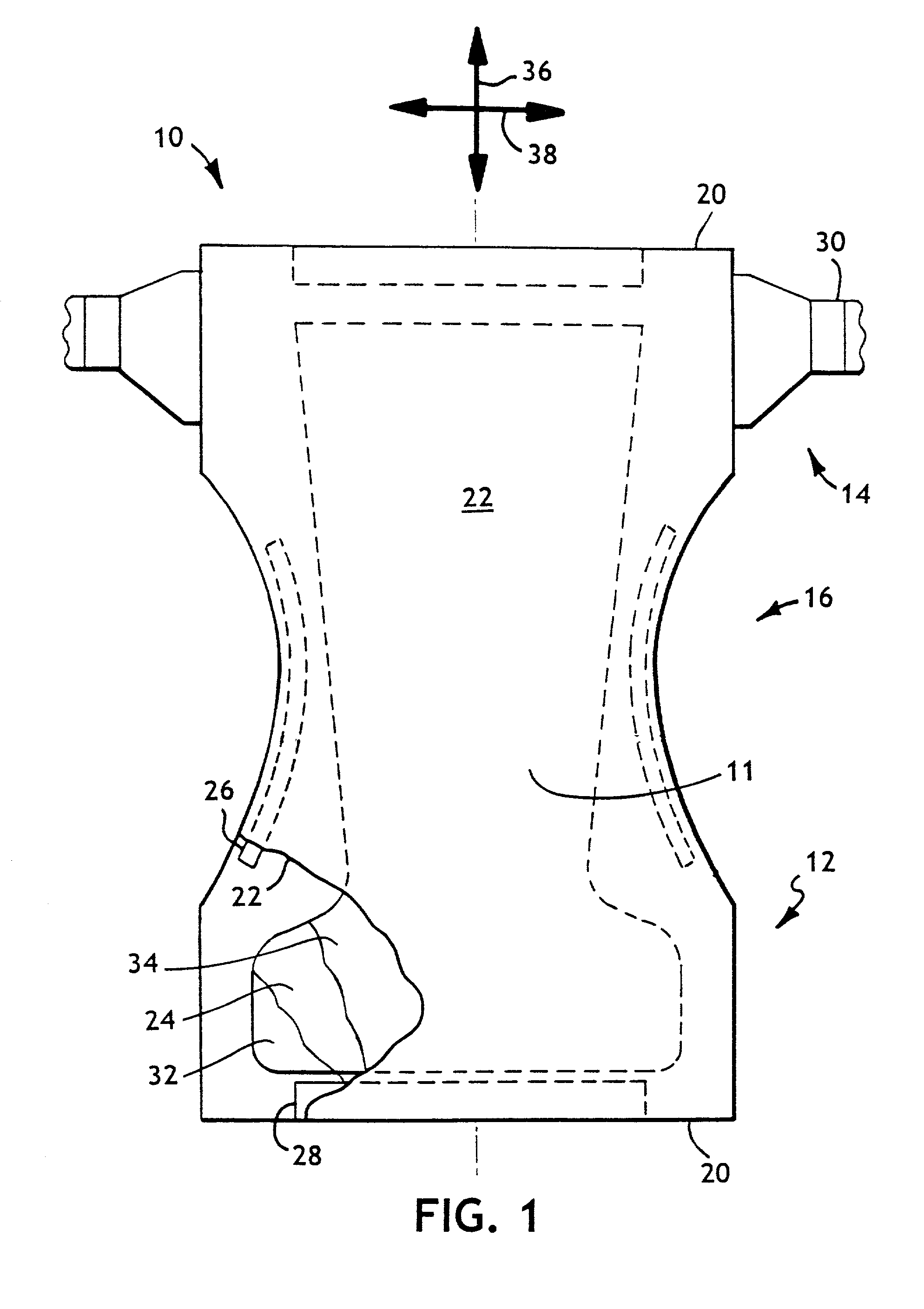 Absorbent articles with simplified compositions having good stability