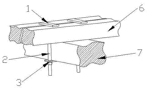 Connecting piece of platform and platform