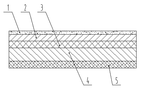 High-abrasion-resistance sound insulation wood-plastic decorative sheet and continuous manufacturing method thereof