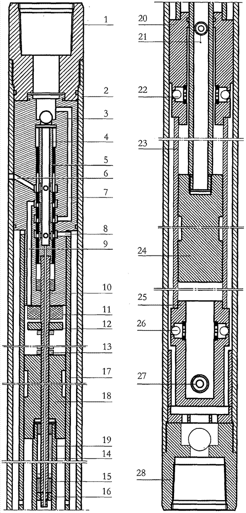 Organic six-proof rodless hydraulic drive double-acting reciprocating pump