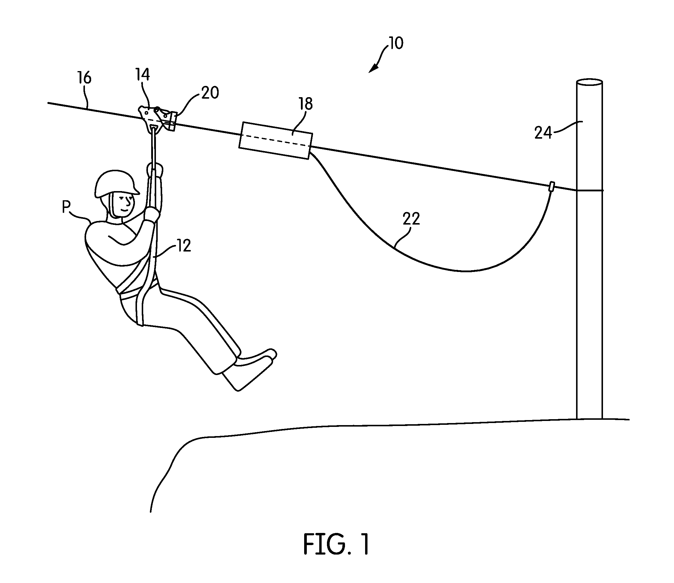 Brake and capture system for zip lining