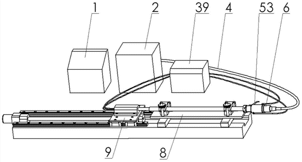 Small-caliber pipe inner wall laser bead welding device