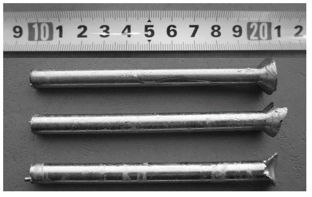 Preparation method for metal alloy test rod