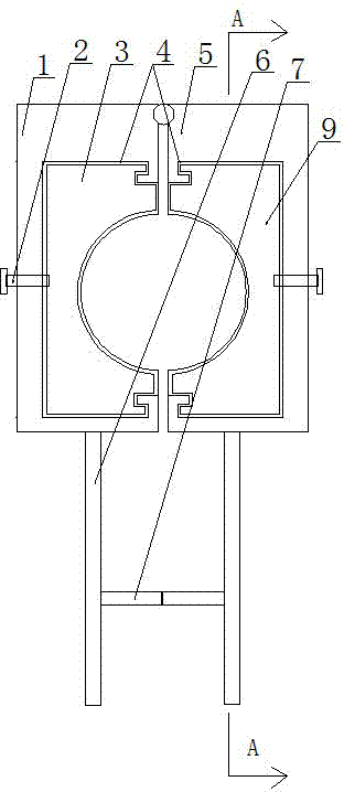 Aluminum cable steel reinforced press-connecting device for electric wire construction and using method thereof