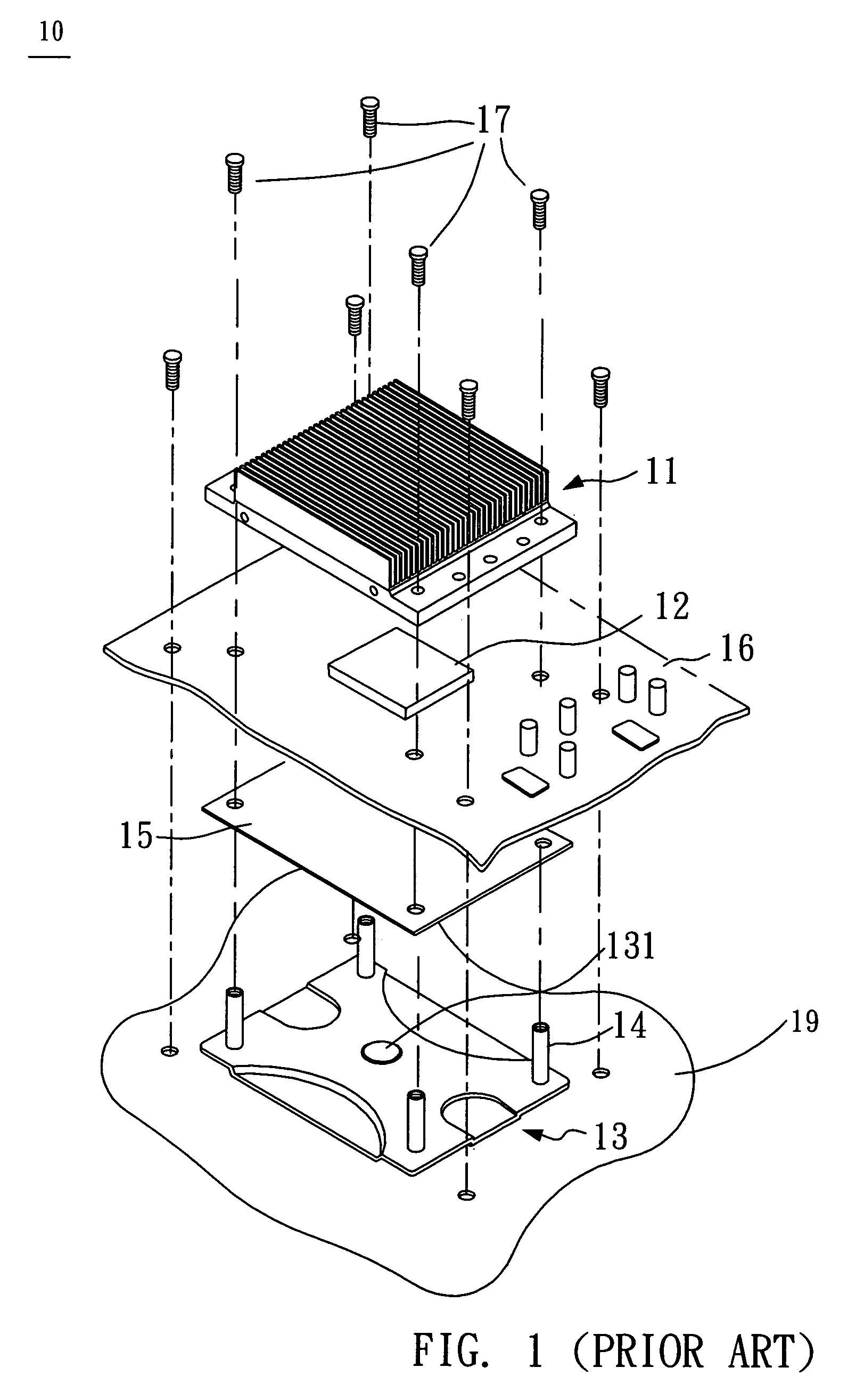 Auxiliary supporting structure of circuit board and assembling method for the same