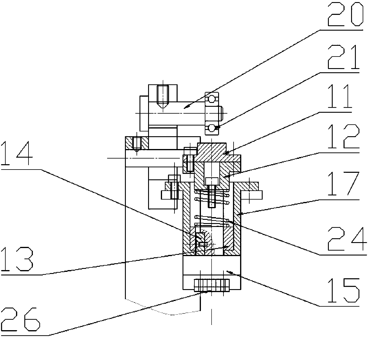 Direct pressing type steel seal coding machine