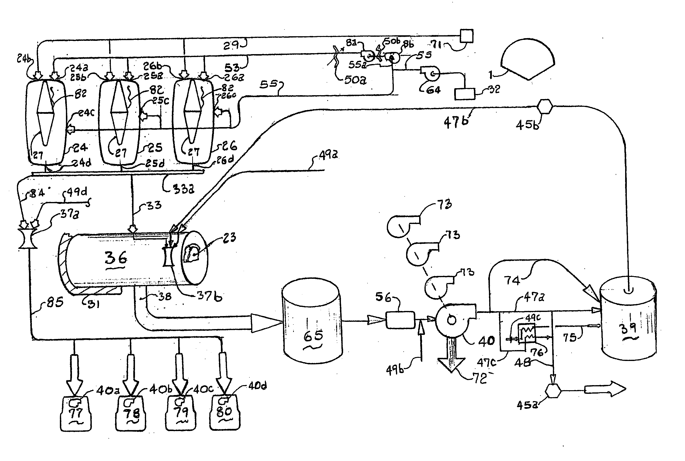 Adiabatic power generating system