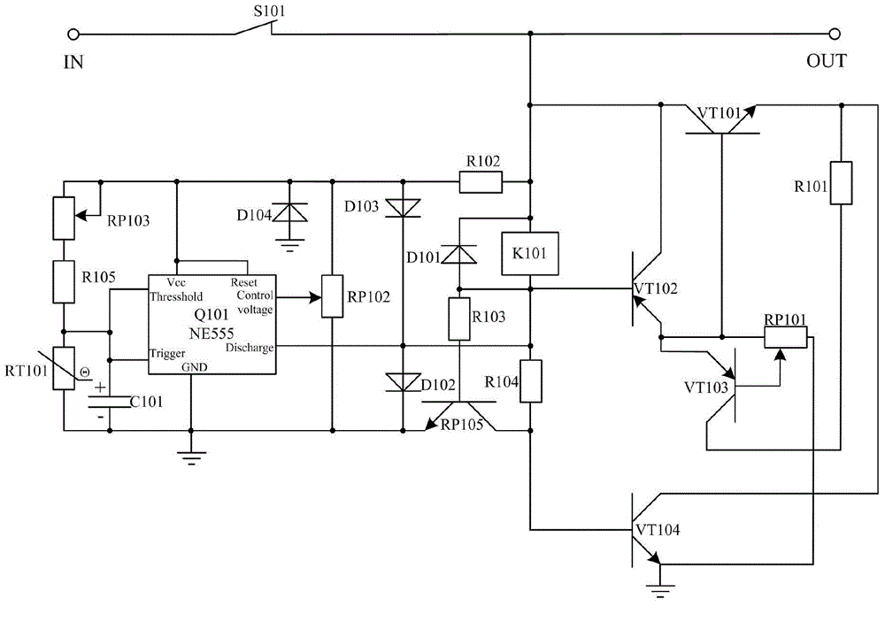 Combined protective optical excitation gate driving system based on logic protection amplifying circuit