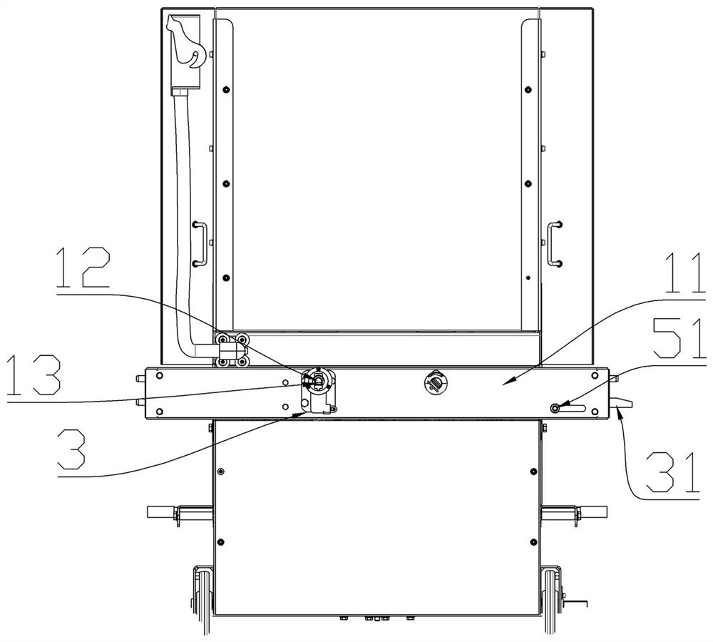 Circuit breaker room interlock device