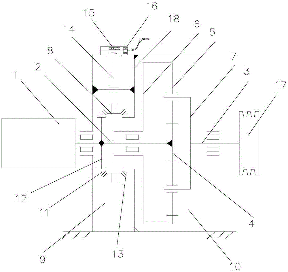 Planetary two-speed transmission system