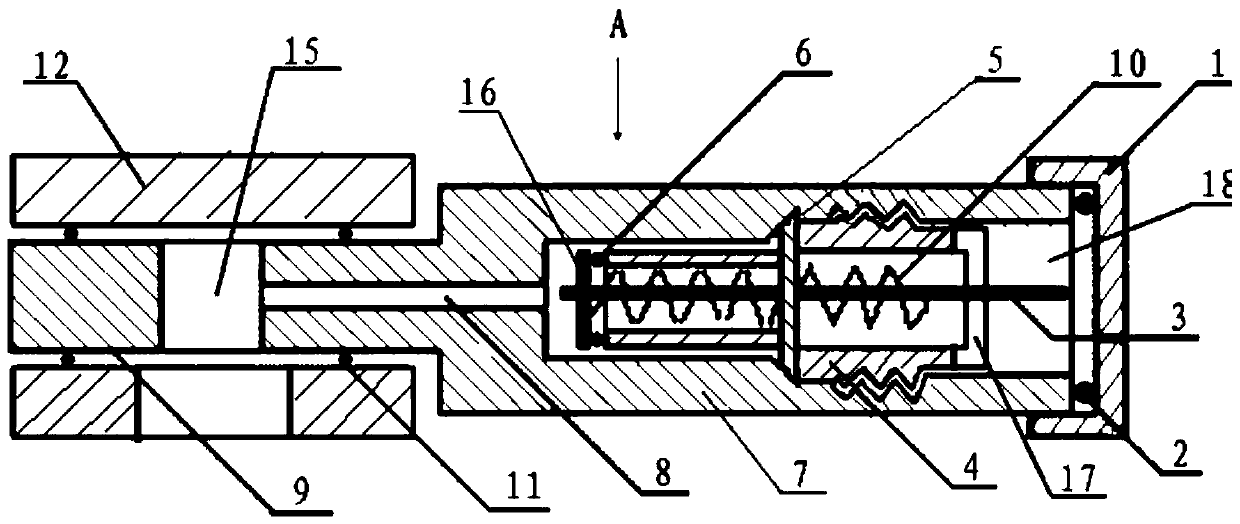 Filling-discharging drift tube seal air nozzle