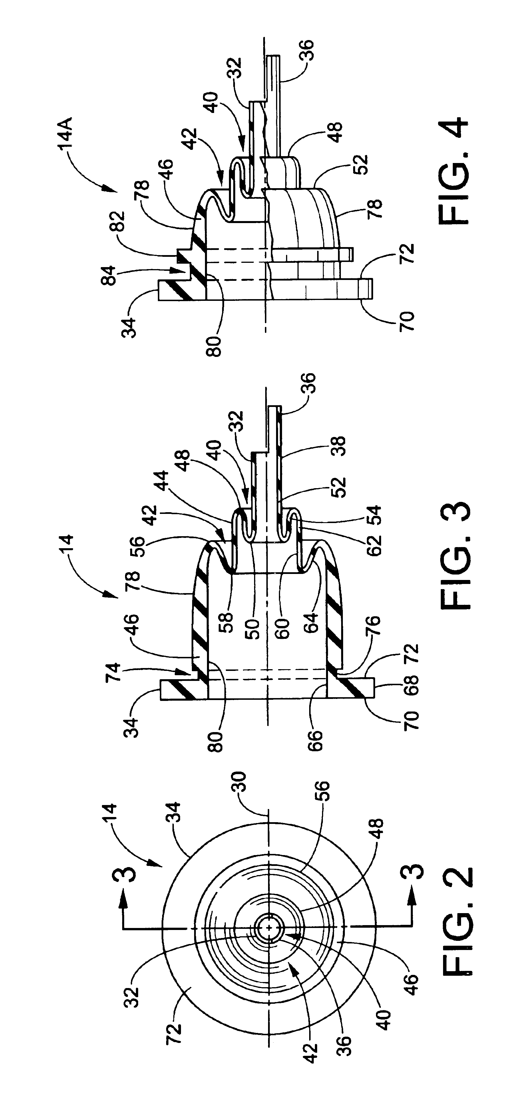 Wire pass through seal with grommets