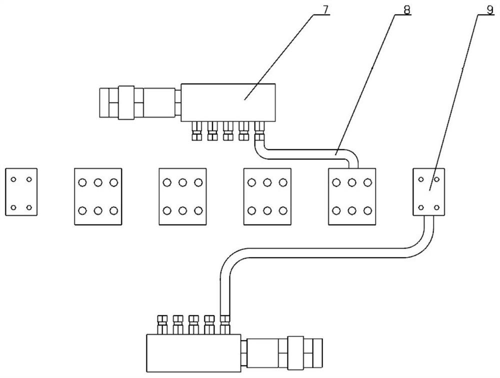 Conformal water-cooling mold for indirect thermal forming production line