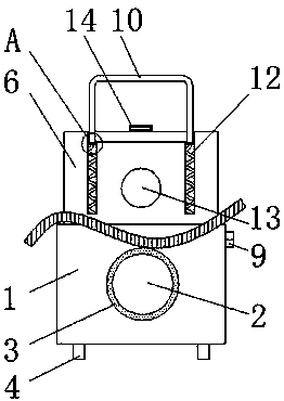 Energy-saving type draw-bar acoustic device