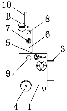 Energy-saving type draw-bar acoustic device