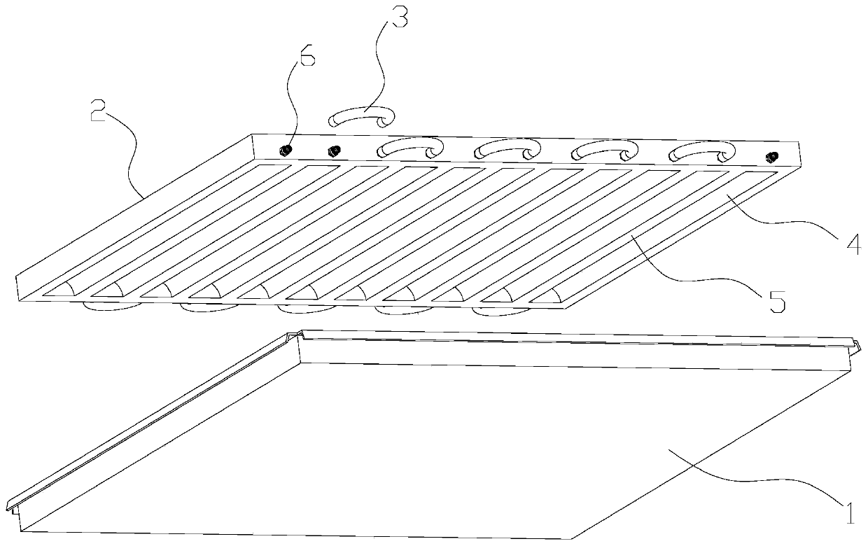 Cold radiation composite board