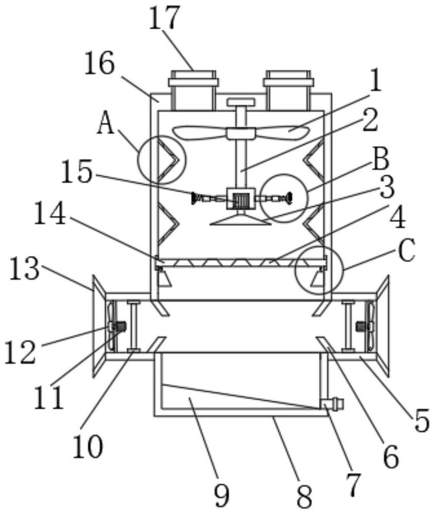 Square outer shell drying device used for electronic product production