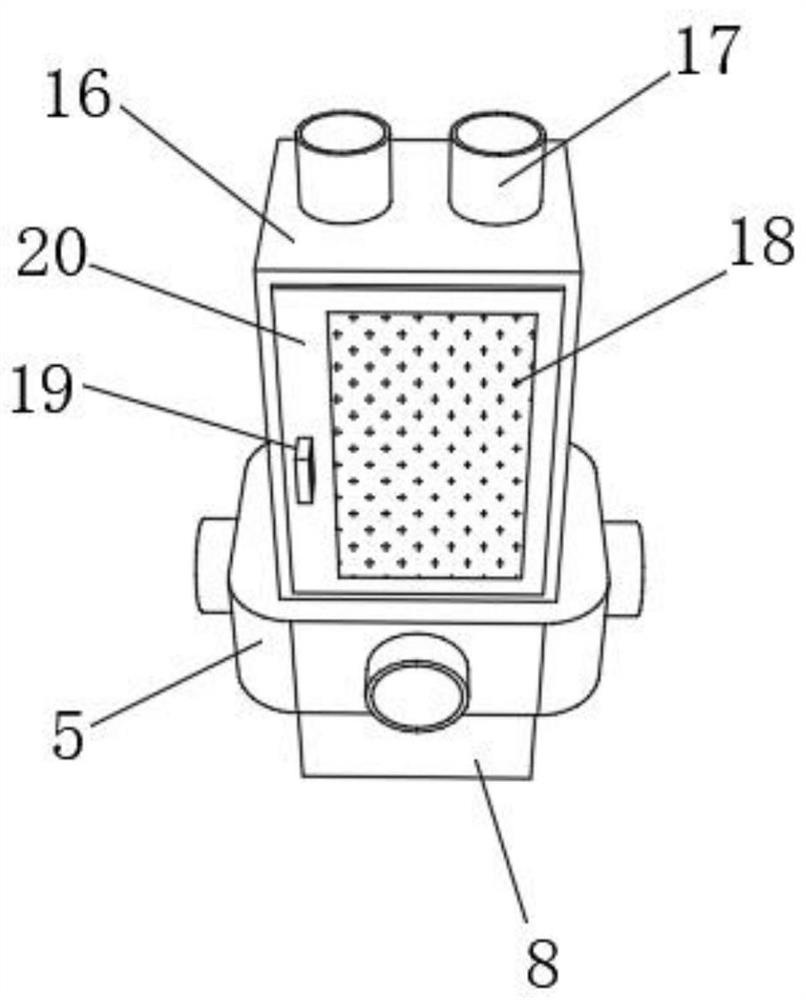 Square outer shell drying device used for electronic product production