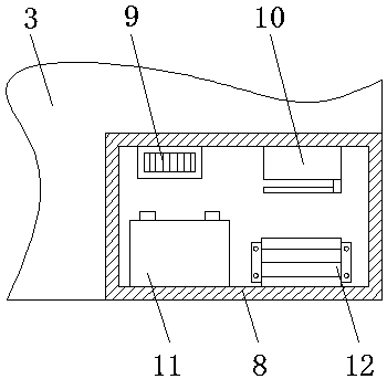 Building energy-saving wall with temperature control function